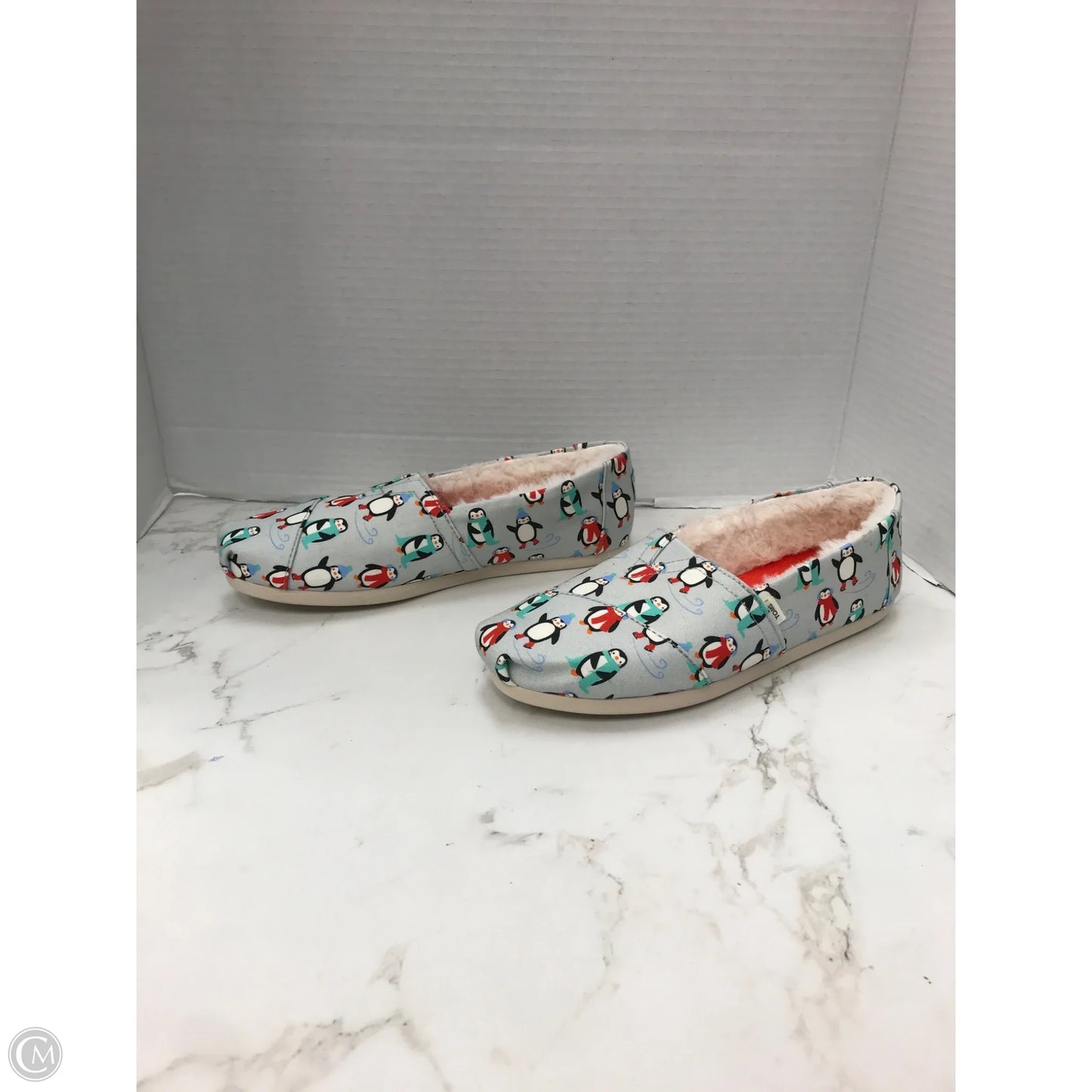 Shoes Flats By Toms In Grey, Size: 8