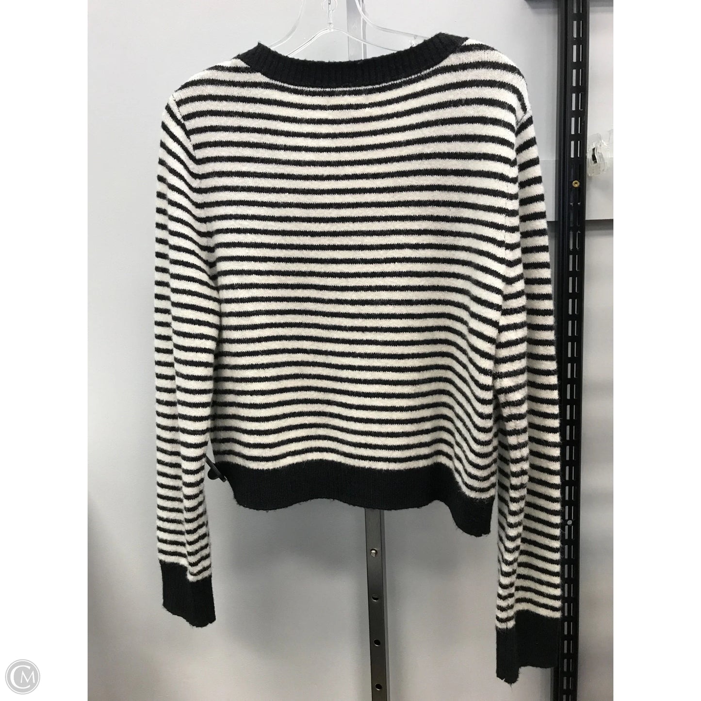 Sweater By American Eagle In Striped Pattern, Size: L
