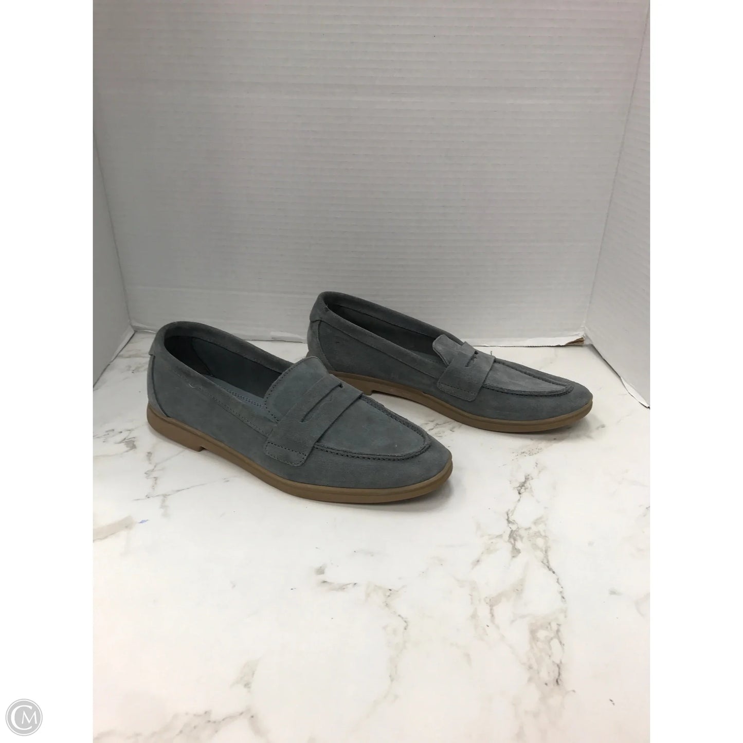 Shoes Flats By Zara In Grey, Size: 7.5