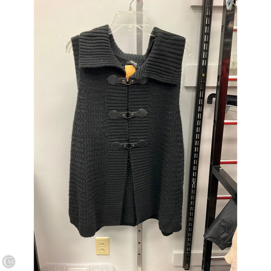 Vest Sweater By Style And Company In Black, Size: 3x