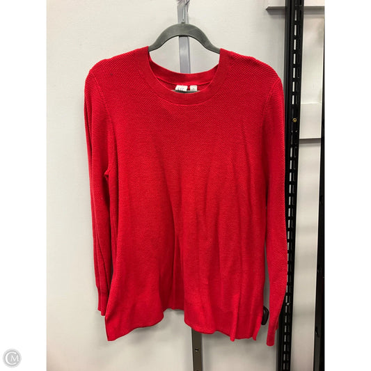 Top Long Sleeve By Gap In Red, Size: Xl