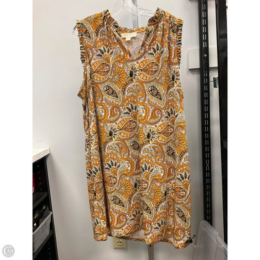 Dress Casual Short By Michael By Michael Kors In Yellow, Size: 2x