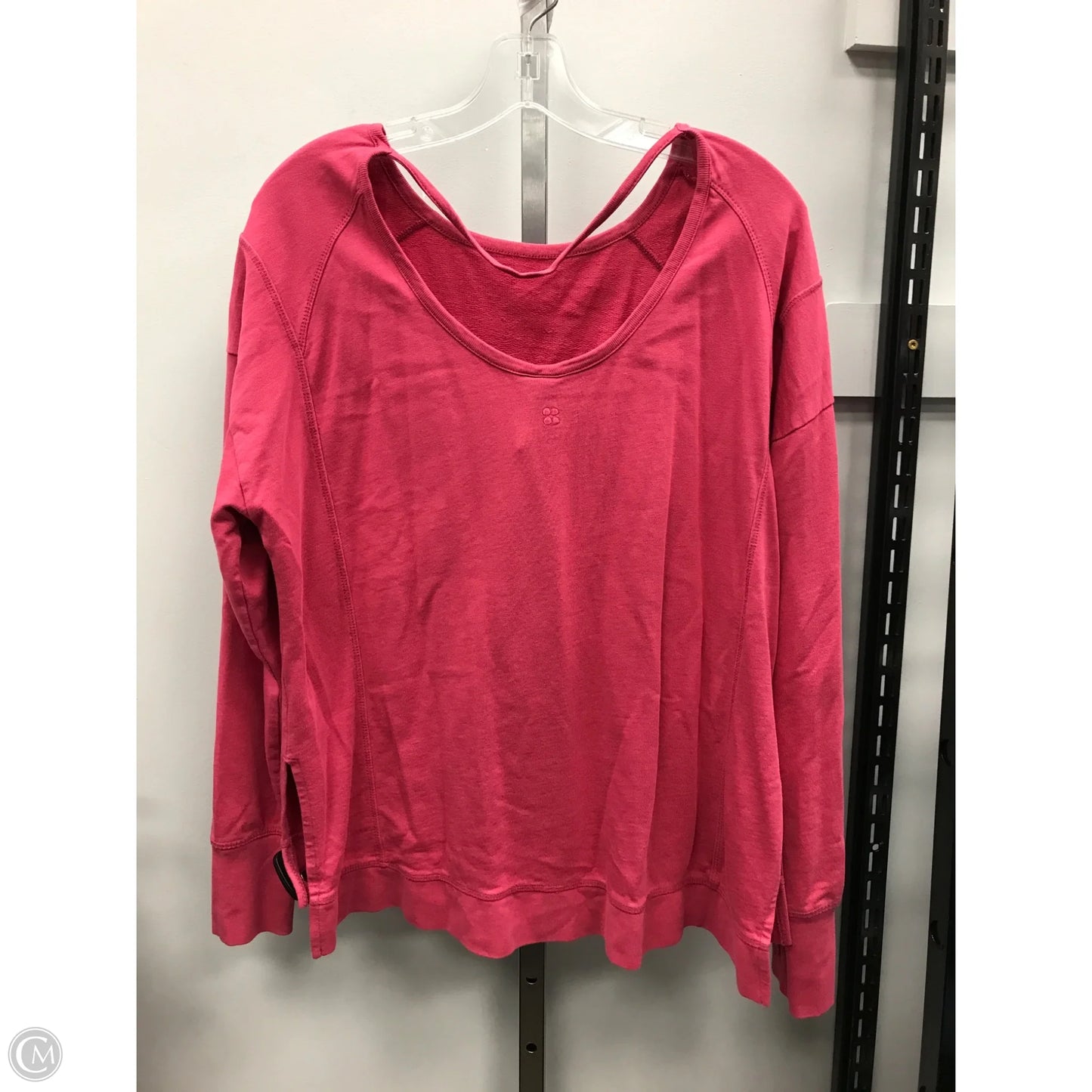 Athletic Top Long Sleeve Crewneck By Sweaty Betty In Pink, Size: M