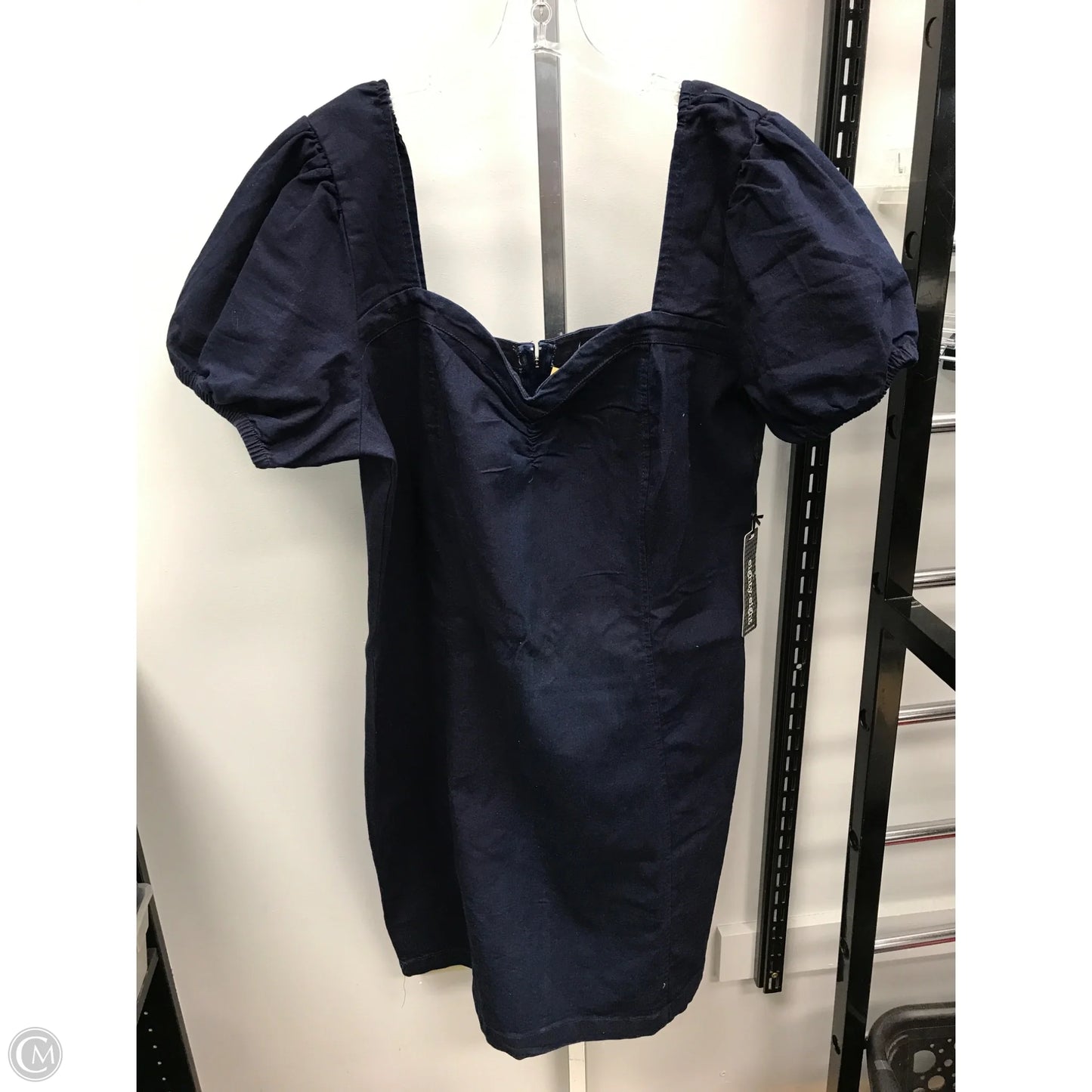 Dress Casual Short By Cmc In Blue Denim, Size: 1x