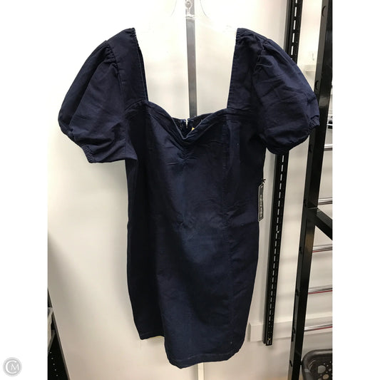 Dress Casual Short By Cmc In Blue Denim, Size: 1x