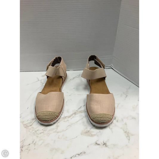 Sandals Flats By Skechers In Beige, Size: 9