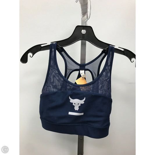 Athletic Bra By Under Armour In Navy, Size: S