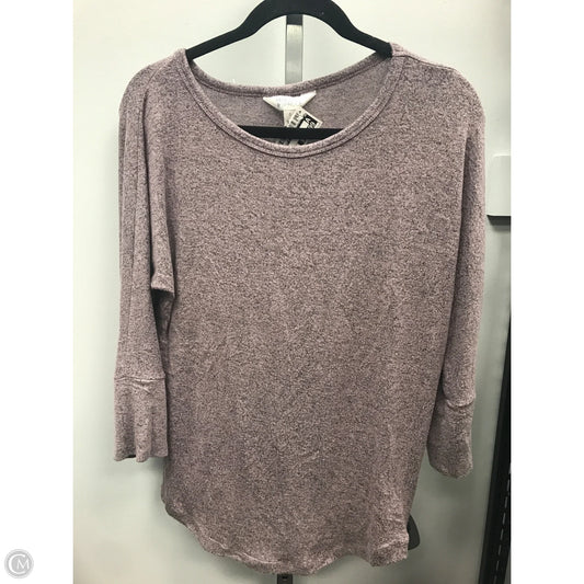 Top Long Sleeve By Market & Spruce In Mauve, Size: S