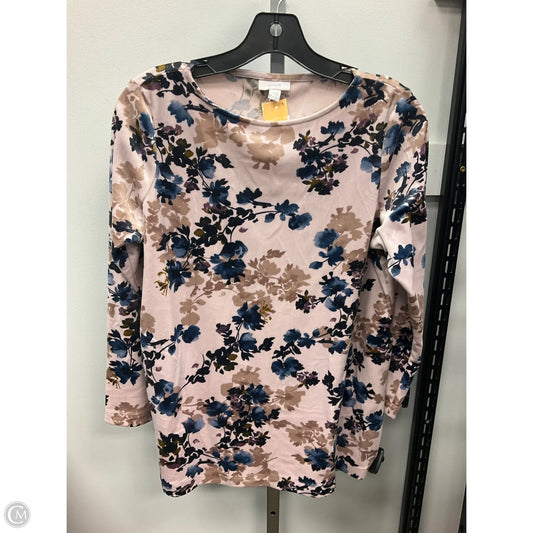 Top Long Sleeve By Pure Jill In Floral Print, Size: Sp