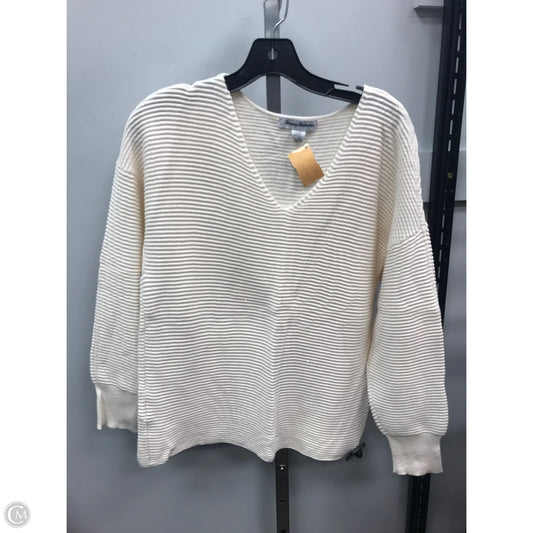 Top Long Sleeve By Tommy Bahama In Cream, Size: L