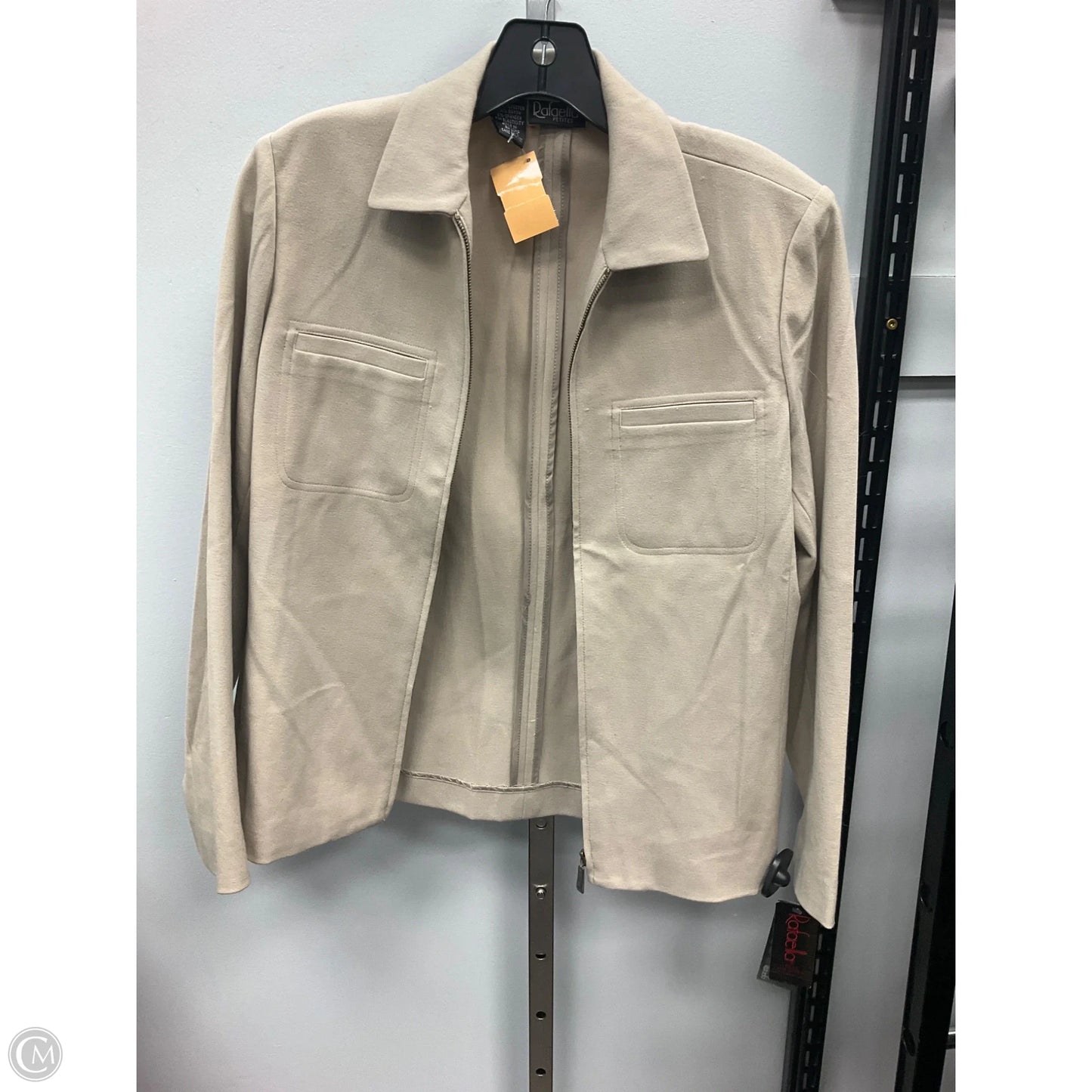 Blazer By Rafaella In Tan, Size: 4p