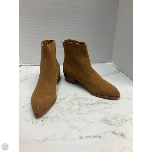 Boots Ankle Heels By Dolce Vita In Tan, Size: 6