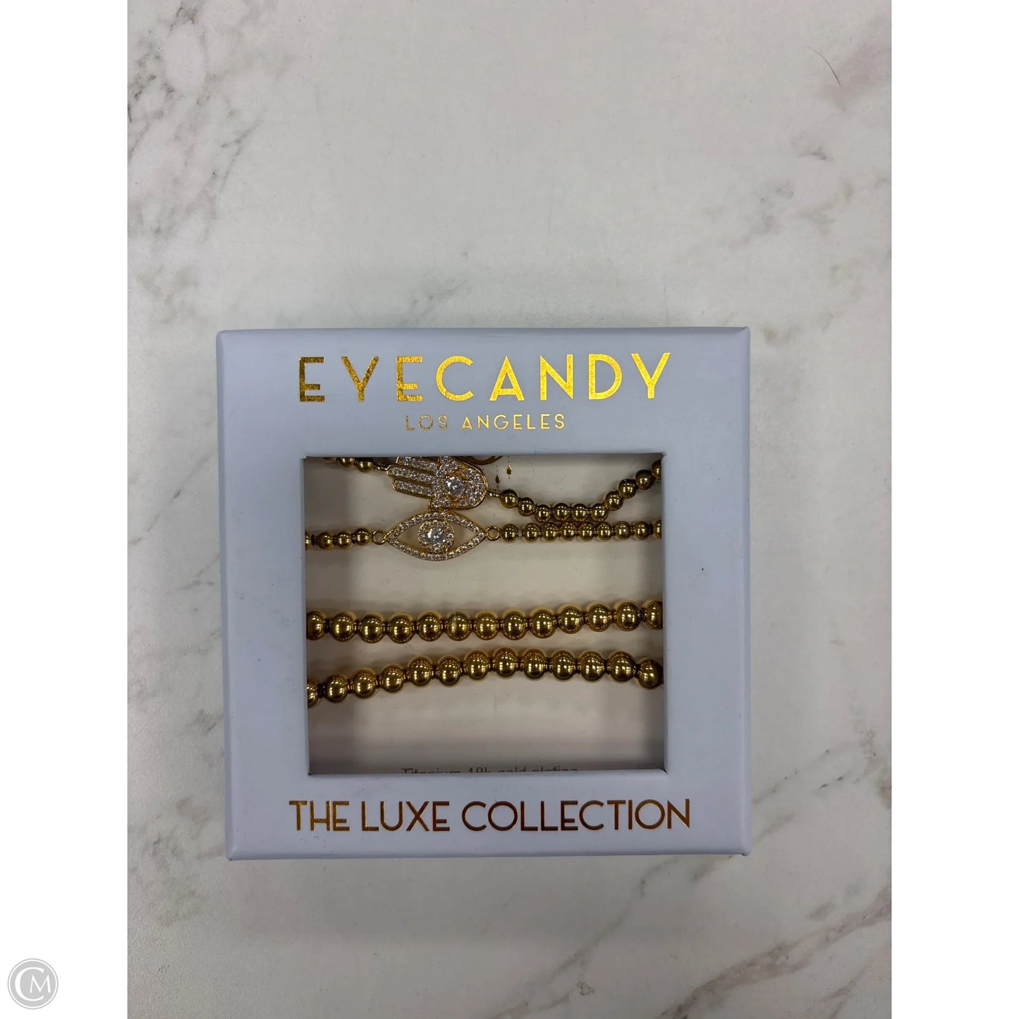 Bracelet Beaded By Eye Candy, Size: 4