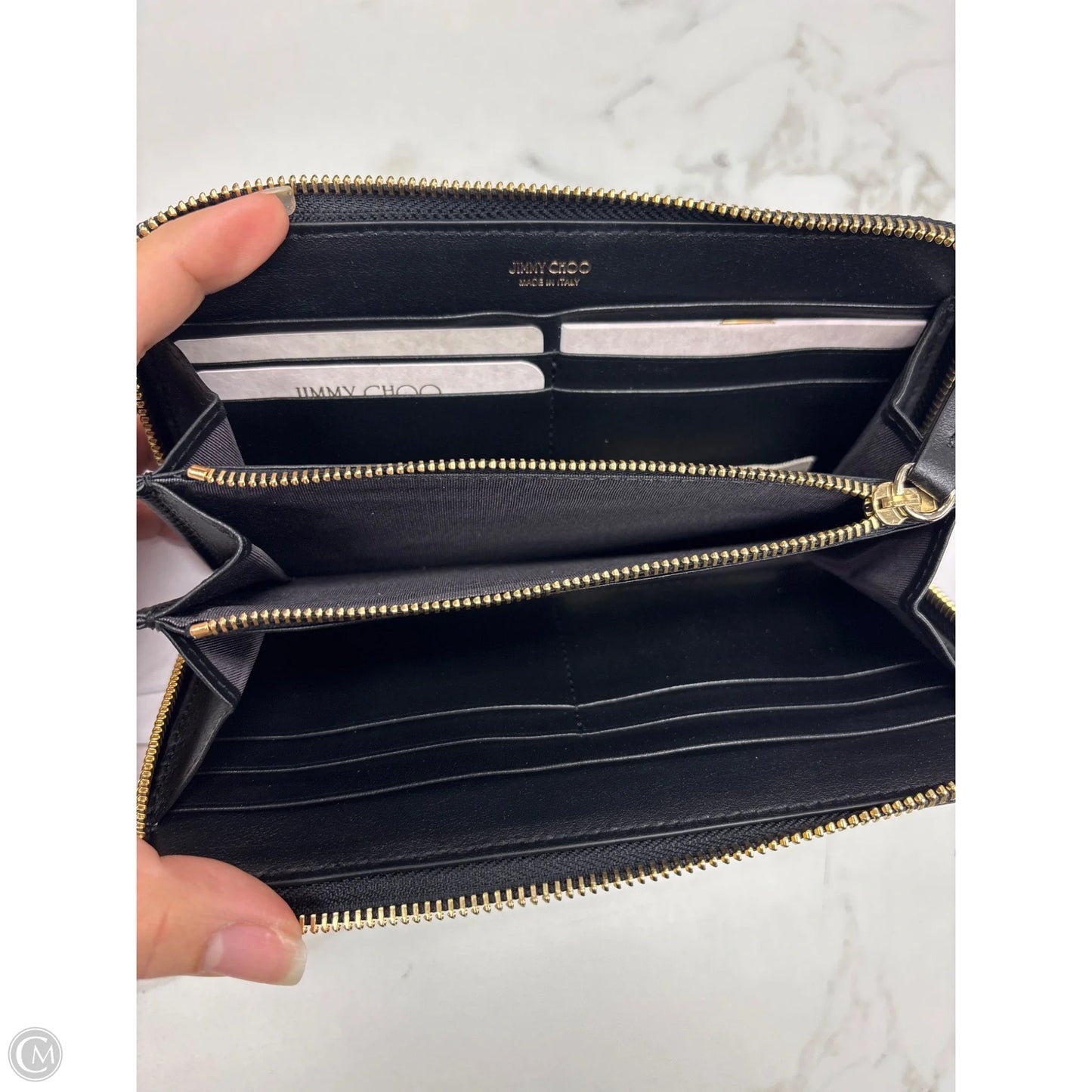 Wallet Luxury Designer By Jimmy Choo, Size: Large