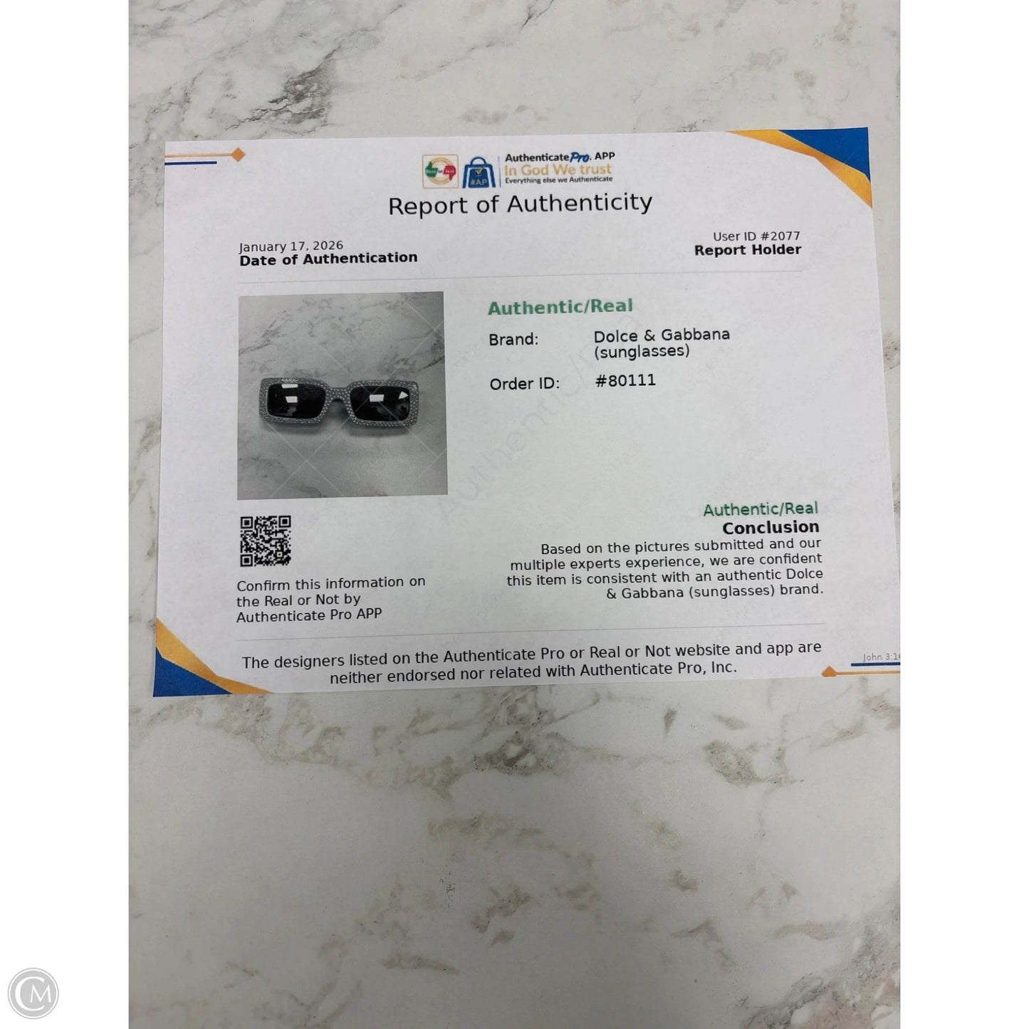 Sunglass Case Luxury Designer By Dolce And Gabbana