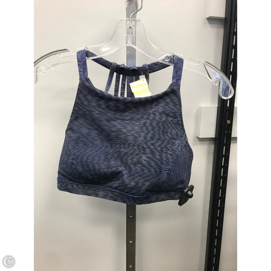 Athletic Bra By Lululemon In Navy, Size: 6