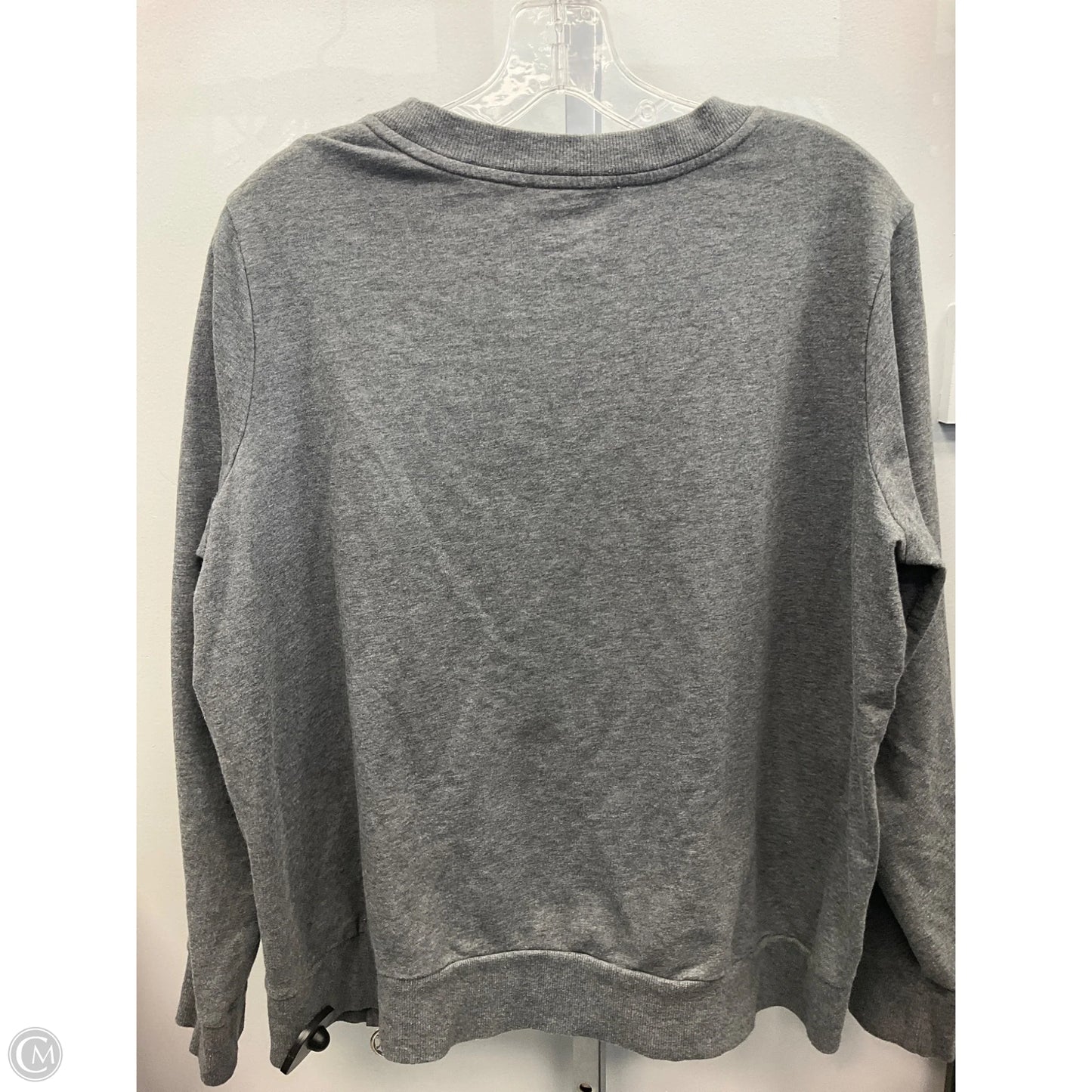 Top Long Sleeve By Michael By Michael Kors In Grey, Size: Xl