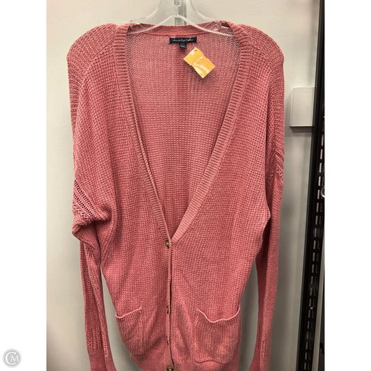 Cardigan By American Eagle In Pink, Size: Xl