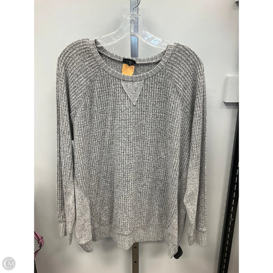 Top Long Sleeve By Torrid In Grey, Size: 1x