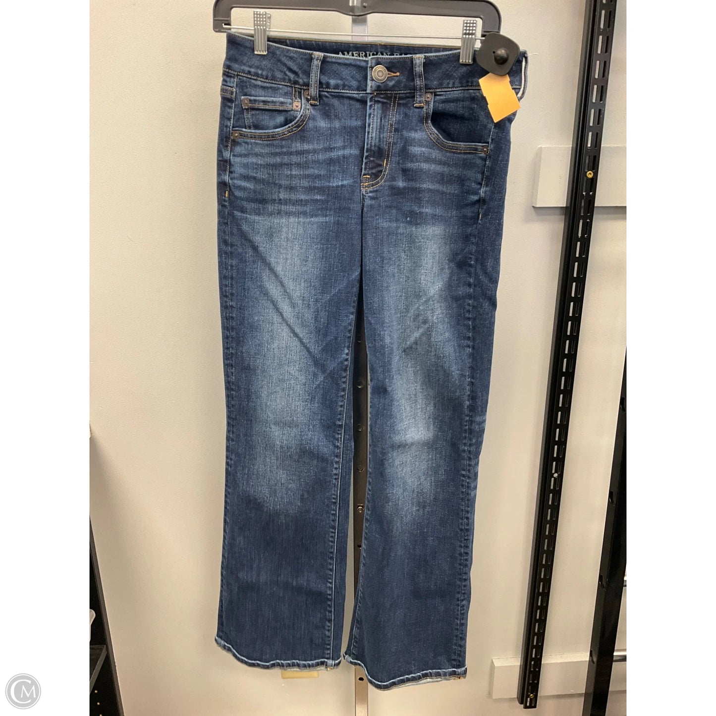 Jeans Boyfriend By American Eagle In Blue Denim, Size: 6