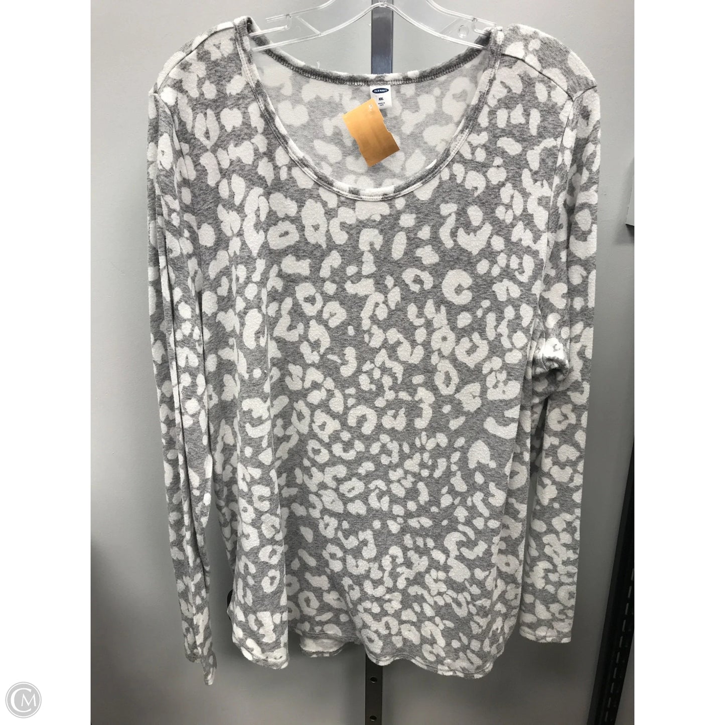 Top Long Sleeve By Old Navy In Animal Print, Size: Xxl