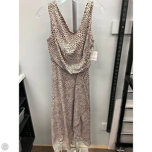 Dress Casual Midi By Just Taylor In Black & Cream, Size: 6
