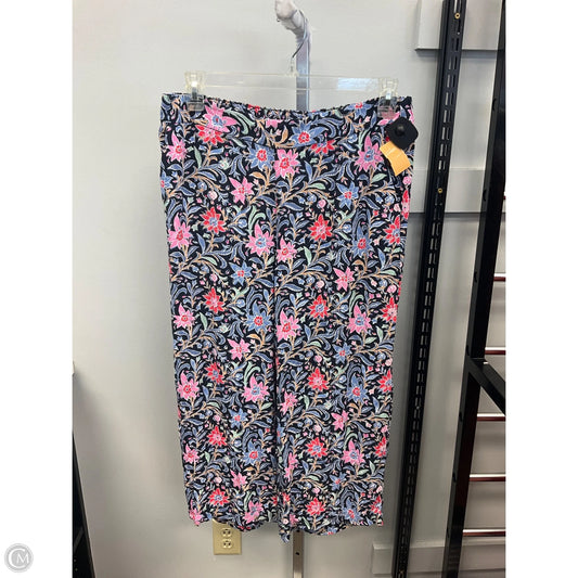 Pants Wide Leg By Loft In Floral Print, Size: Lp