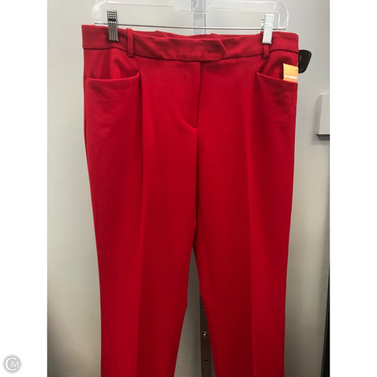 Pants Dress By Calvin Klein In Red, Size: 4