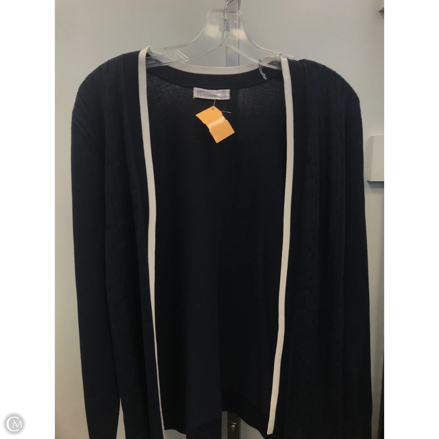 Sweater Cardigan By 89th And Madison In Navy, Size: M