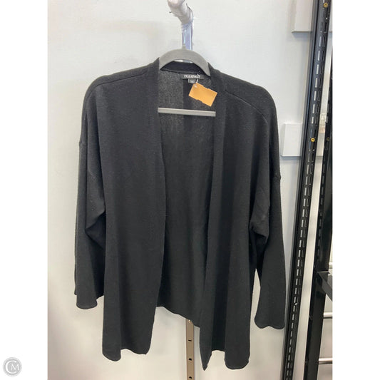 Cardigan By Roz And Ali In Black, Size: 2x