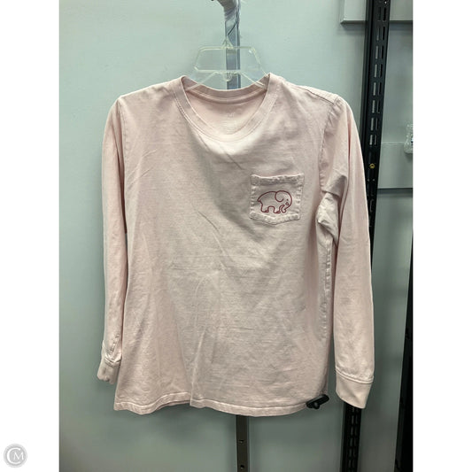 Top Long Sleeve By Ivory Ella In Pink, Size: L