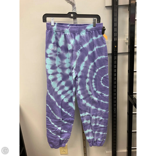 Athletic Pants By Ivory Ella In Tie Dye Print, Size: L