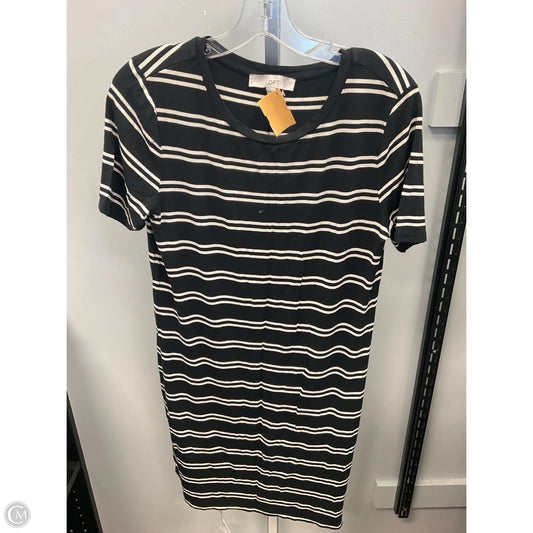 Dress Casual Short By Loft In Striped Pattern, Size: M