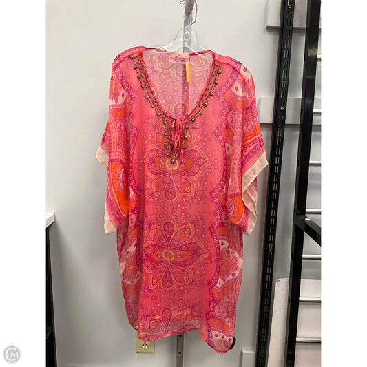 Swimwear Cover-up By Clothes Mentor In Pink, Size: Osfm