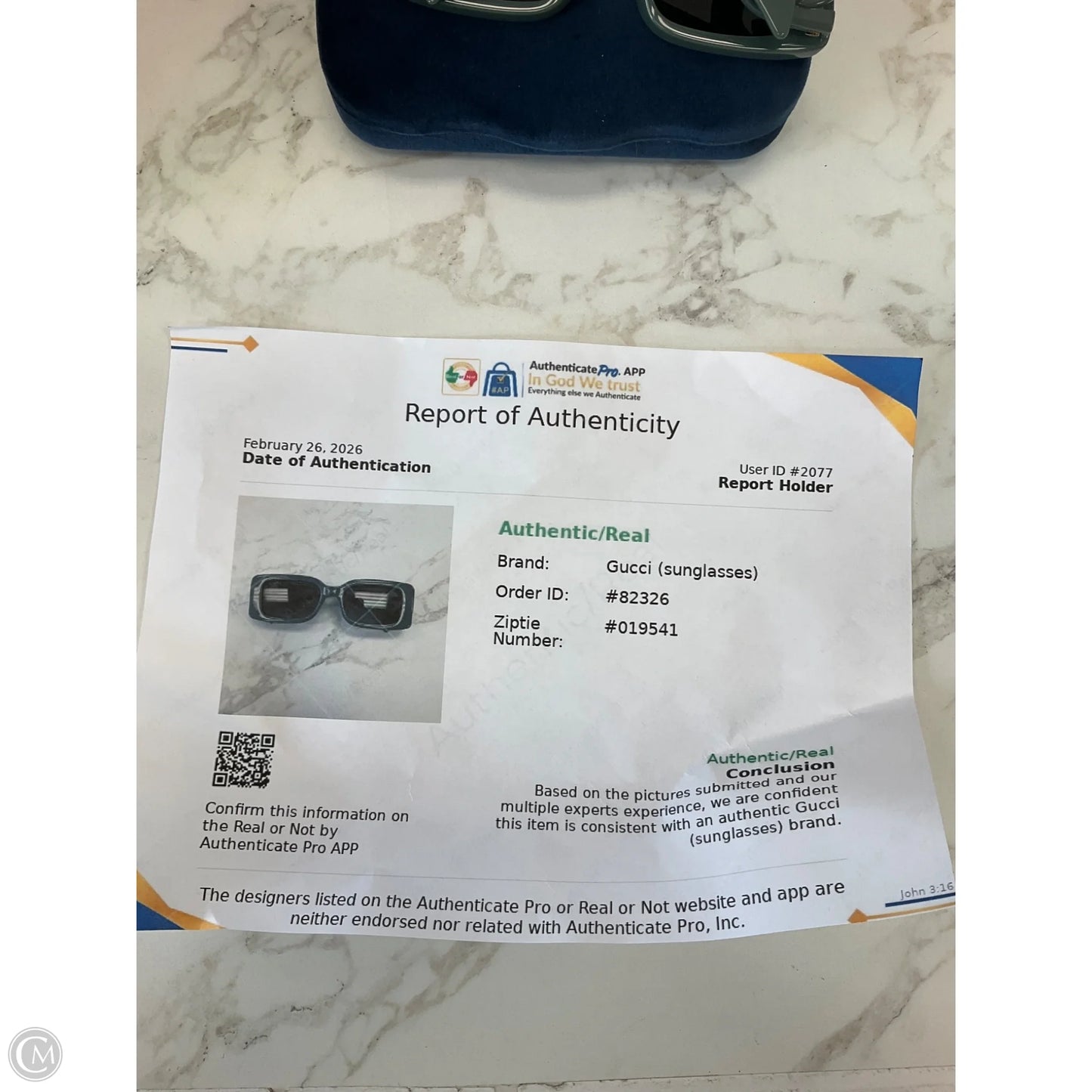 Sunglasses Luxury Designer By Gucci