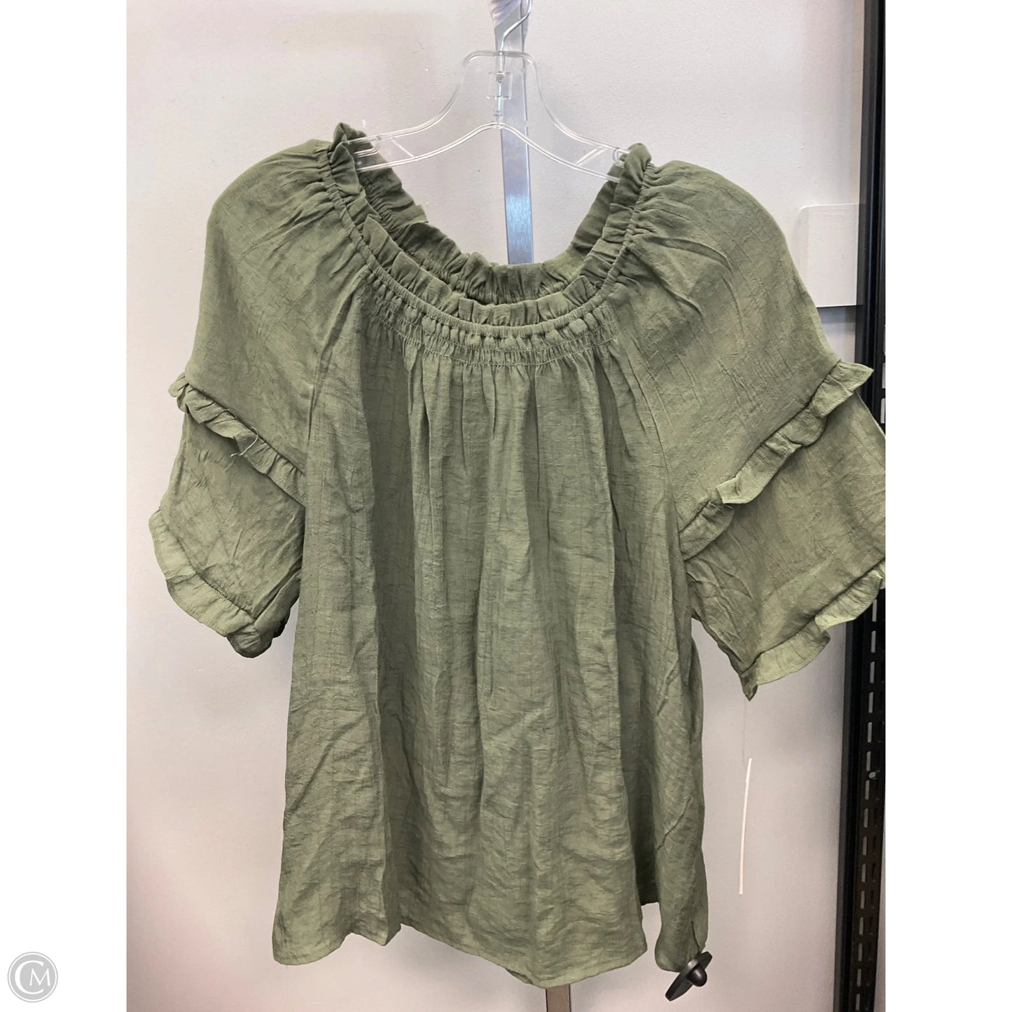 Top Short Sleeve By Nanette By Nanette Lepore In Green, Size: M