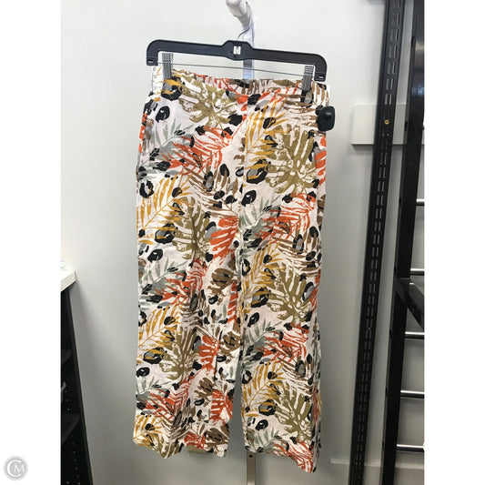 Pants Wide Leg By Tahari In Tropical Print, Size: M