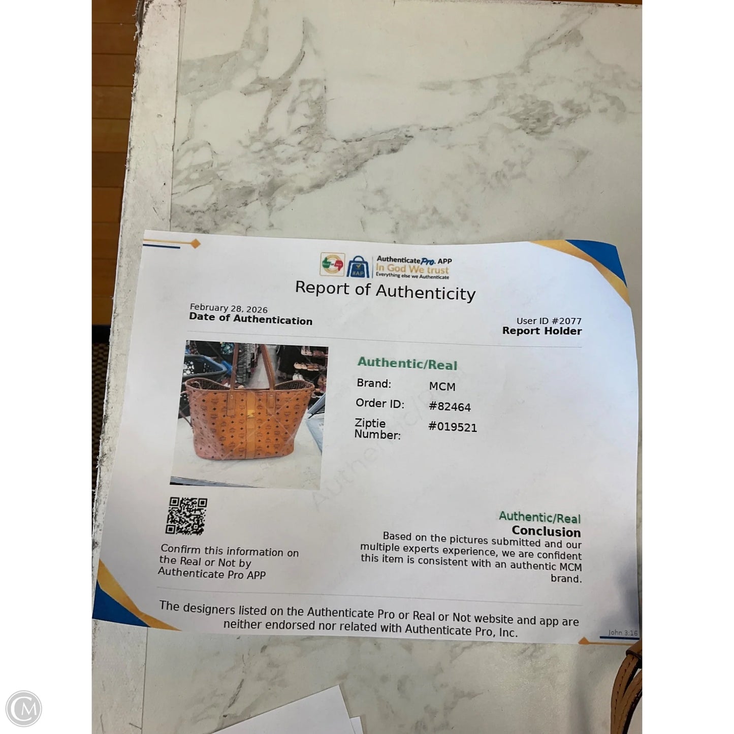 Handbag Luxury Designer By Mcm, Size: Large