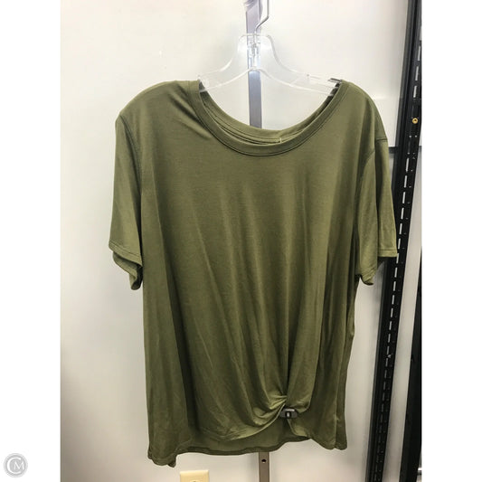 Top Short Sleeve Basic By Old Navy In Green, Size: Xxl