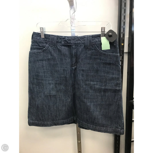 Skirt Mini & Short By Eddie Bauer In Blue Denim, Size: 6