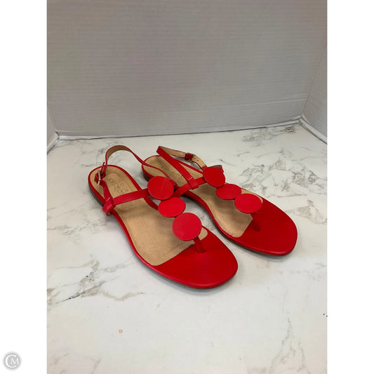 Sandals Flats By Jack Rogers In Red, Size: 9.5