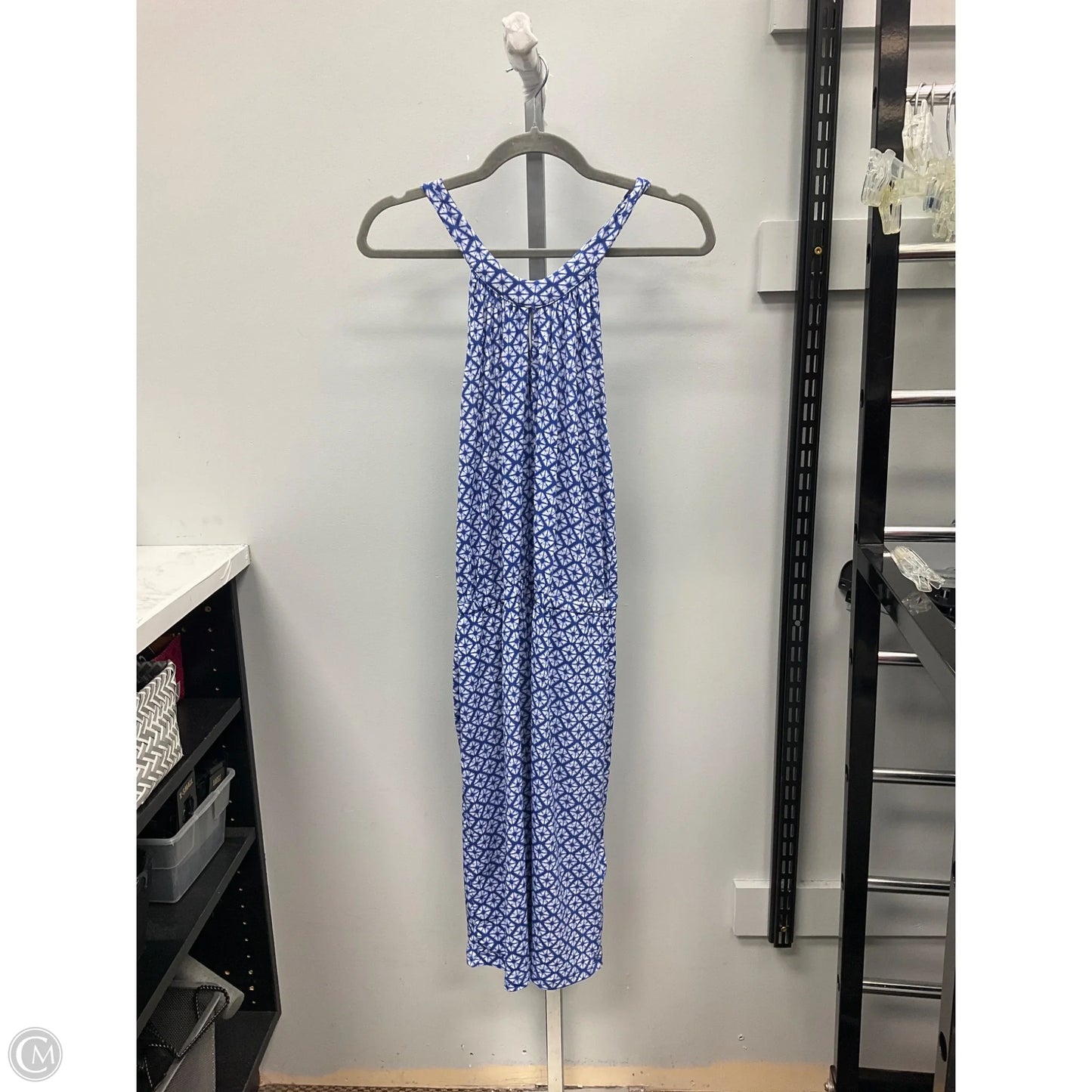 Dress Casual Short By Banana Republic In Blue, Size: M