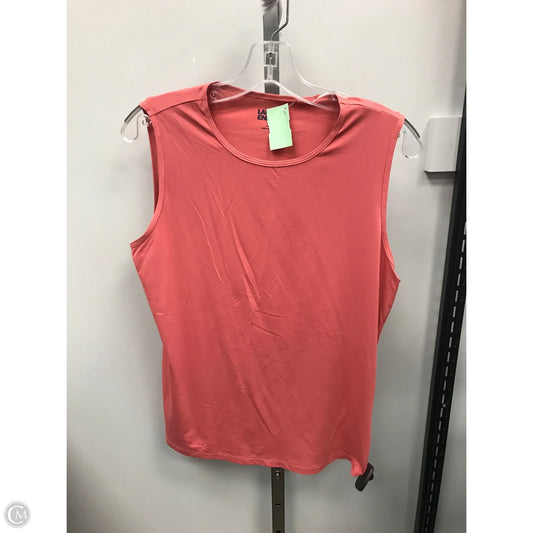 Top Sleeveless By Lands End In Orange, Size: M