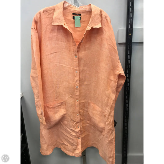 Swimwear Cover-up By Jones And Co In Orange, Size: Xl