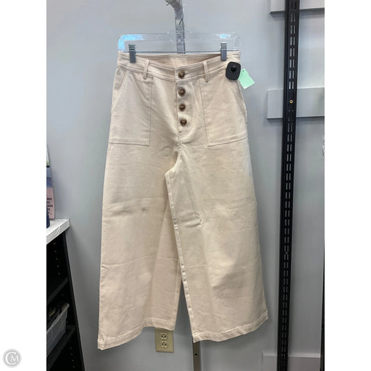 Pants Wide Leg By Mi Ami In Cream, Size: M