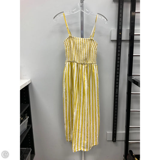 Dress Casual Midi By A New Day In Striped Pattern, Size: Xs