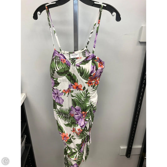 Dress Casual Short By Jolie & Joy In Tropical Print, Size: L