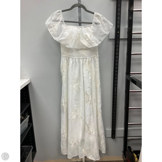 Dress Casual Maxi By Shein In White, Size: M