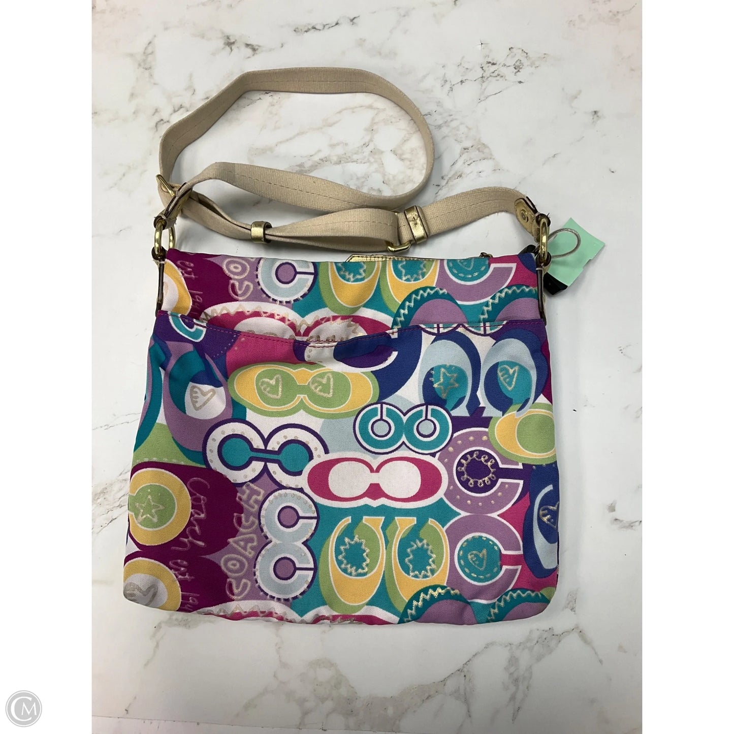 Handbag Designer By Coach, Size: Medium