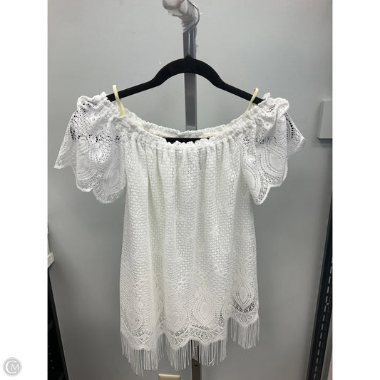 Top Sleeveless Designer By Lilly Pulitzer In White, Size: S